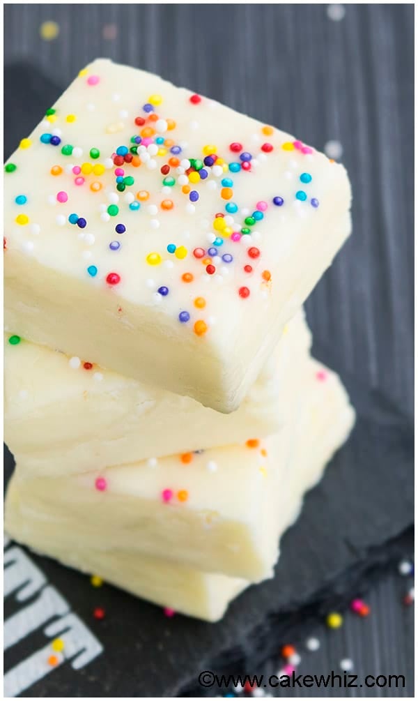 White Chocolate Fudge (2 Ingredients) 8