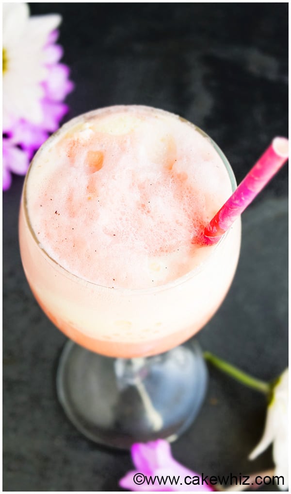 Rose Ice Cream Float CakeWhiz