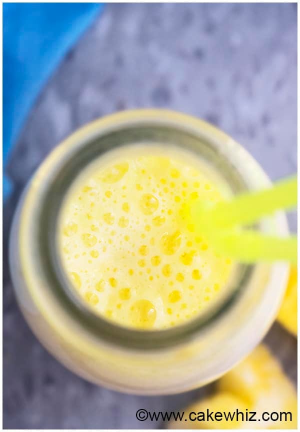 How to Make Pineapple Smoothie Recipe 