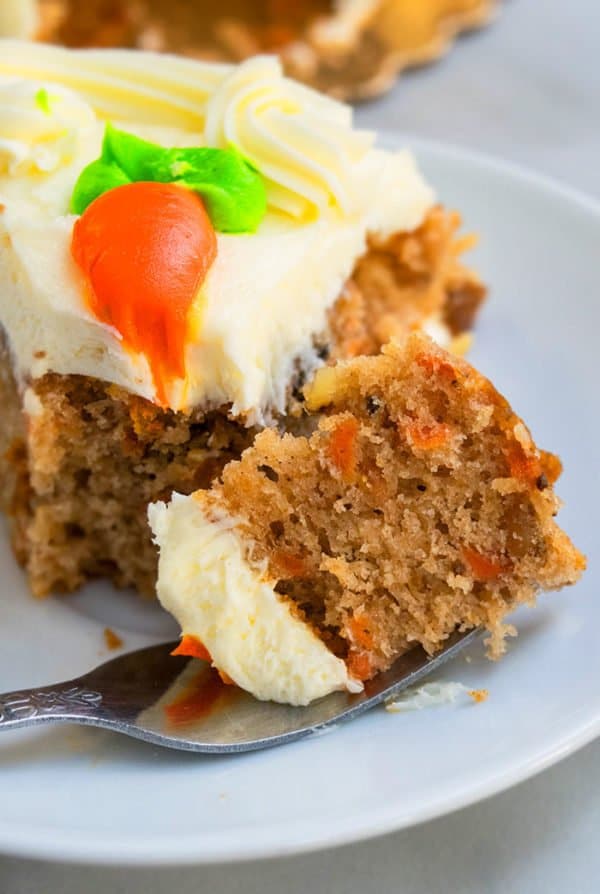 Moist Carrot Cake {With Cream Cheese Frosting} - CakeWhiz