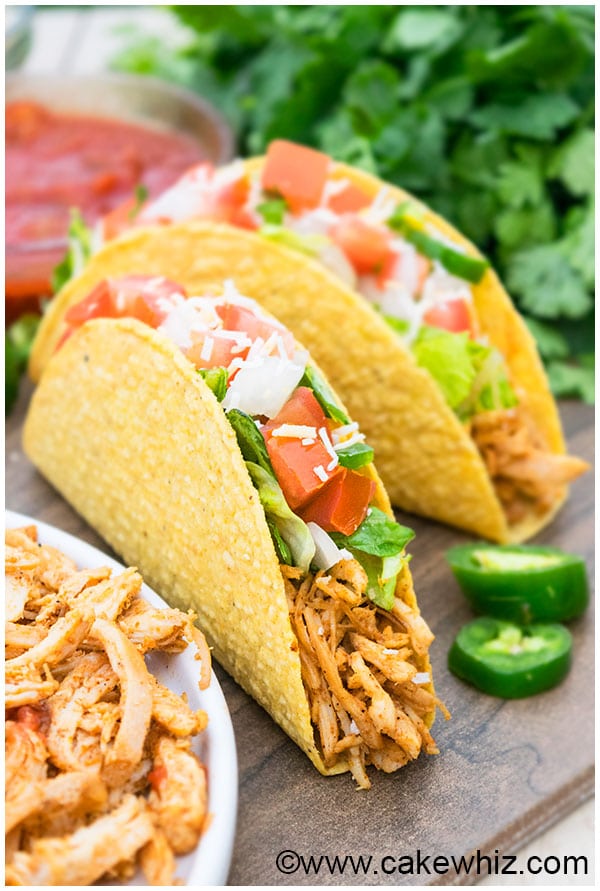 Shredded Chicken Tacos