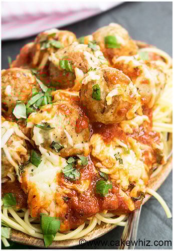 Easy Meatball Parmesan Recipe (30 Minute Dinner)
