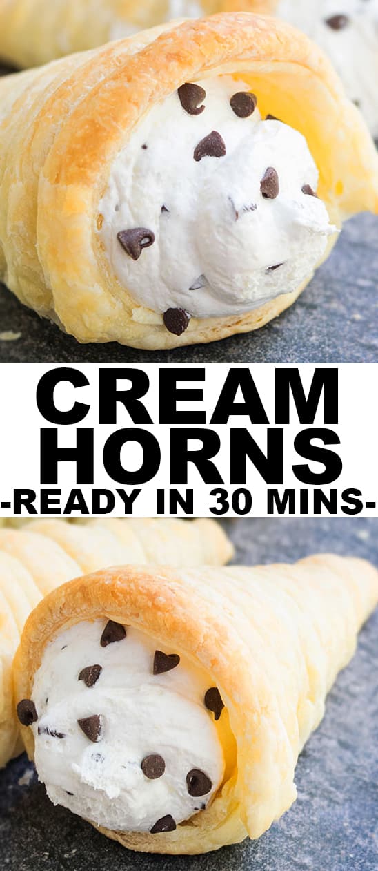 Easy Cream Horns - CakeWhiz