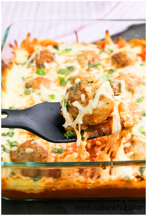 Meatball Parmesan Bake - CakeWhiz