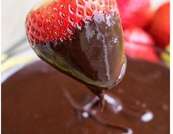 Chocolate Fondue Recipe and Dippers - Easy and Delish
