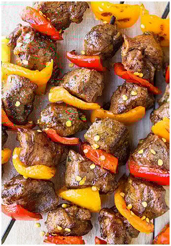 Quick and Easy Grilled Steak Kabobs Recipe