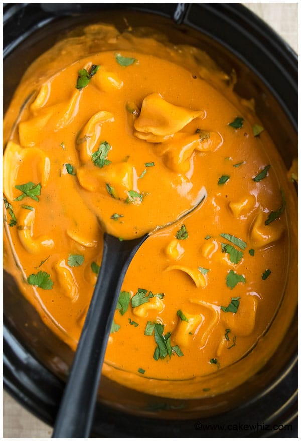 Slow Cooker Tomato Tortellini Soup Recipe From Scratch 5