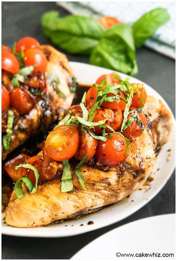 One Pot Bruschetta Chicken Recipe (30 Minute Dinner)