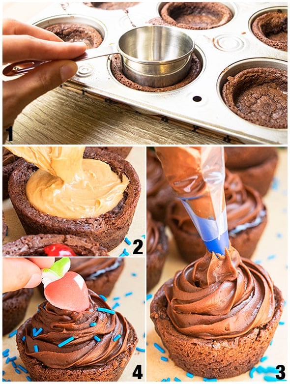 Brownie Bowls Step By Step Instructions