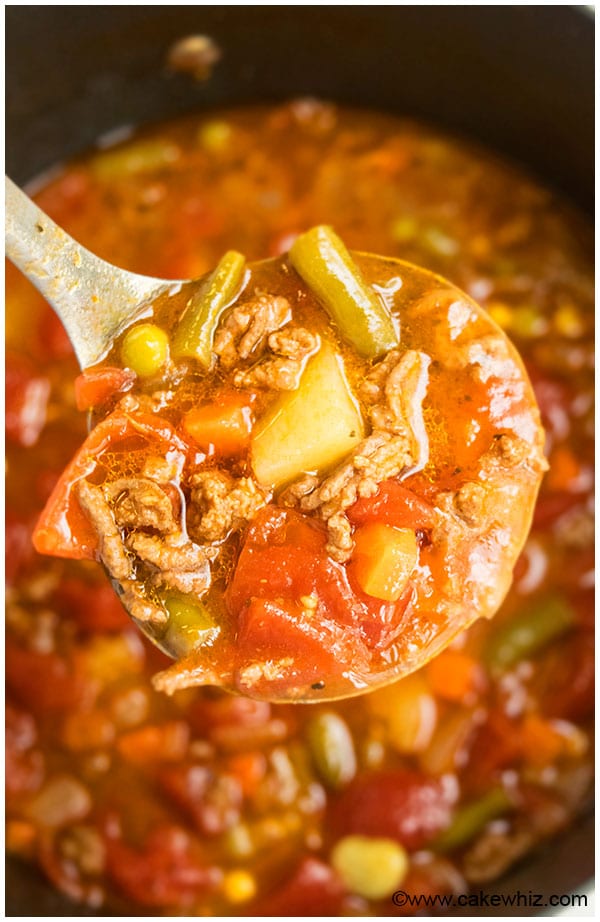 Quick and Easy Hamburger Soup Recipe