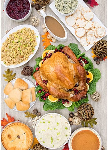Quick, easy and helpful tips for hosting Thanksgiving Dinner party. Everything you need to know about the turkey, sides and desserts to make it successful!