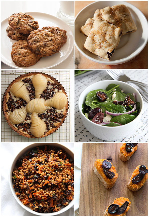 Collage Image With Valley Fig Recipes. 