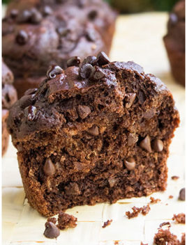 Easy Healthy Double Chocolate Muffins Recipe