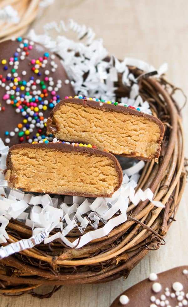 Peanut Butter Eggs {4 Ingredients} CakeWhiz
