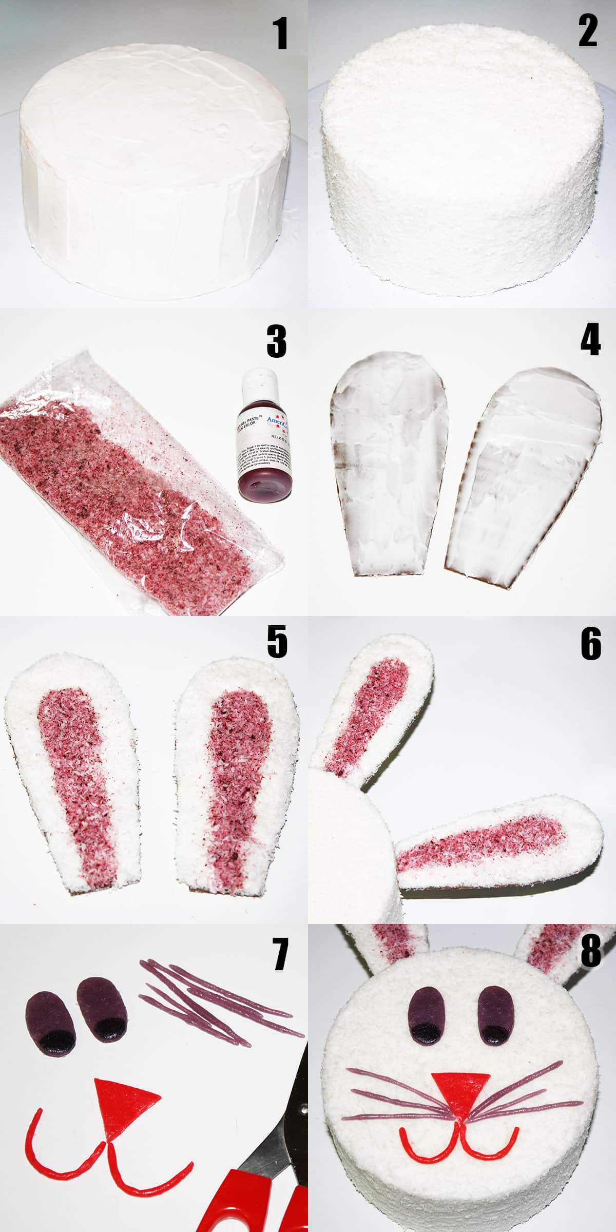 Collage Image With Step by Step Process Shots. 