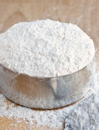 Easy DIY Homemade Cake Flour Substitute on Wood Table