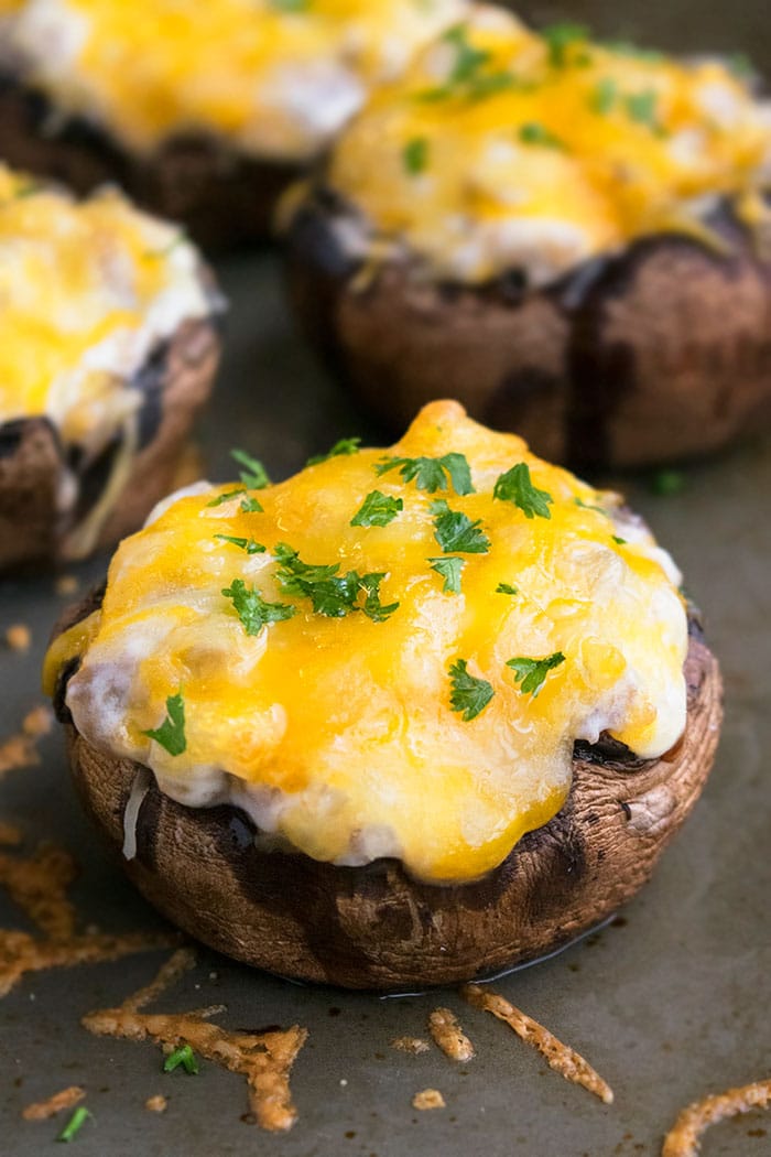 Quick and Easy Sausage Stuffed Mushrooms