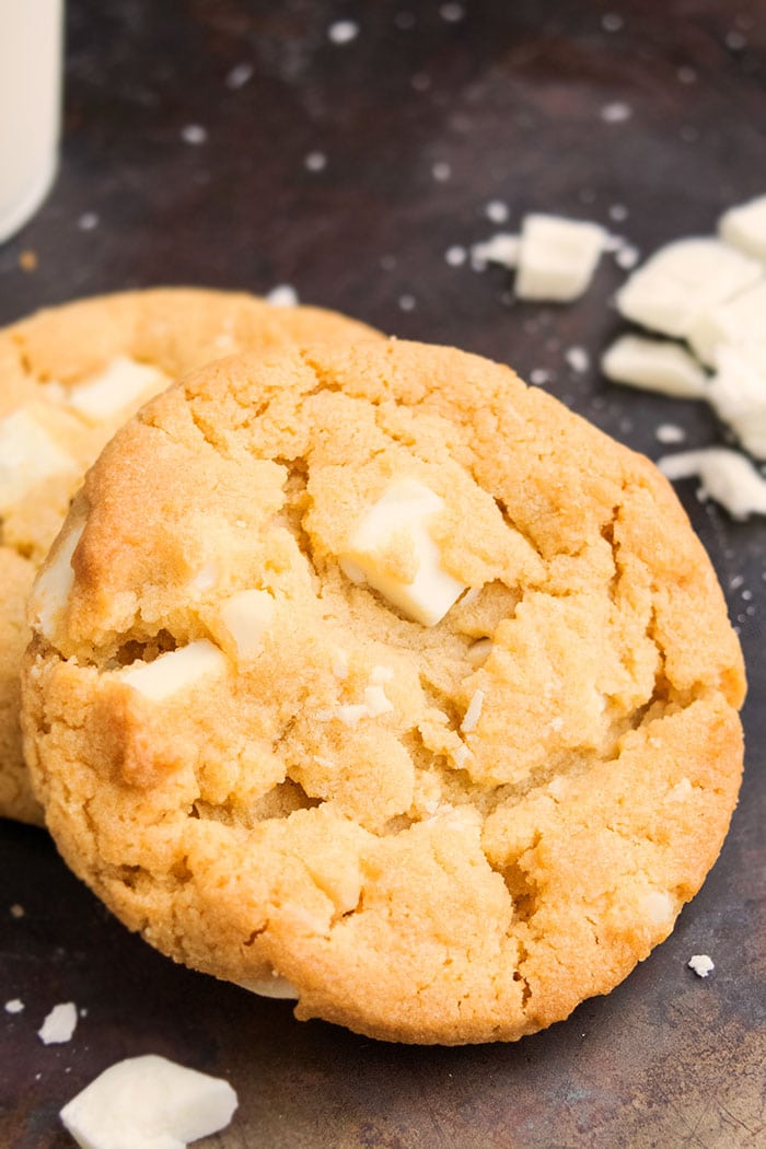 Soft and Chewy White Macadamia Nut Cookies Recipe