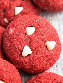 Easy Red Velvet Cookies Recipe With Cake Mix
