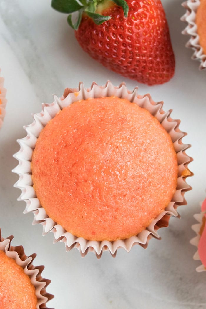 Fresh Strawberry Cupcakes {From Scratch} CakeWhiz