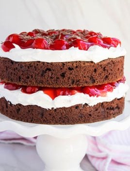 Easy Black Forest Cake Recipe With Cake Mix