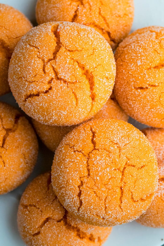 Easy Orange Cookies With Cake Mix