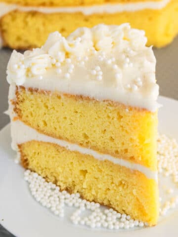 Best Vanilla Cake Recipe (Soft and Moist)