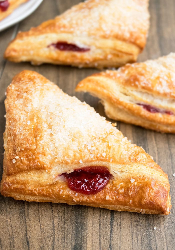 turnover pastry dough with yeast