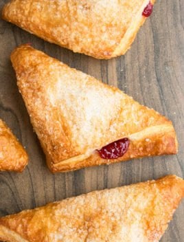 Easy Cherry Turnovers With Puff Pastry