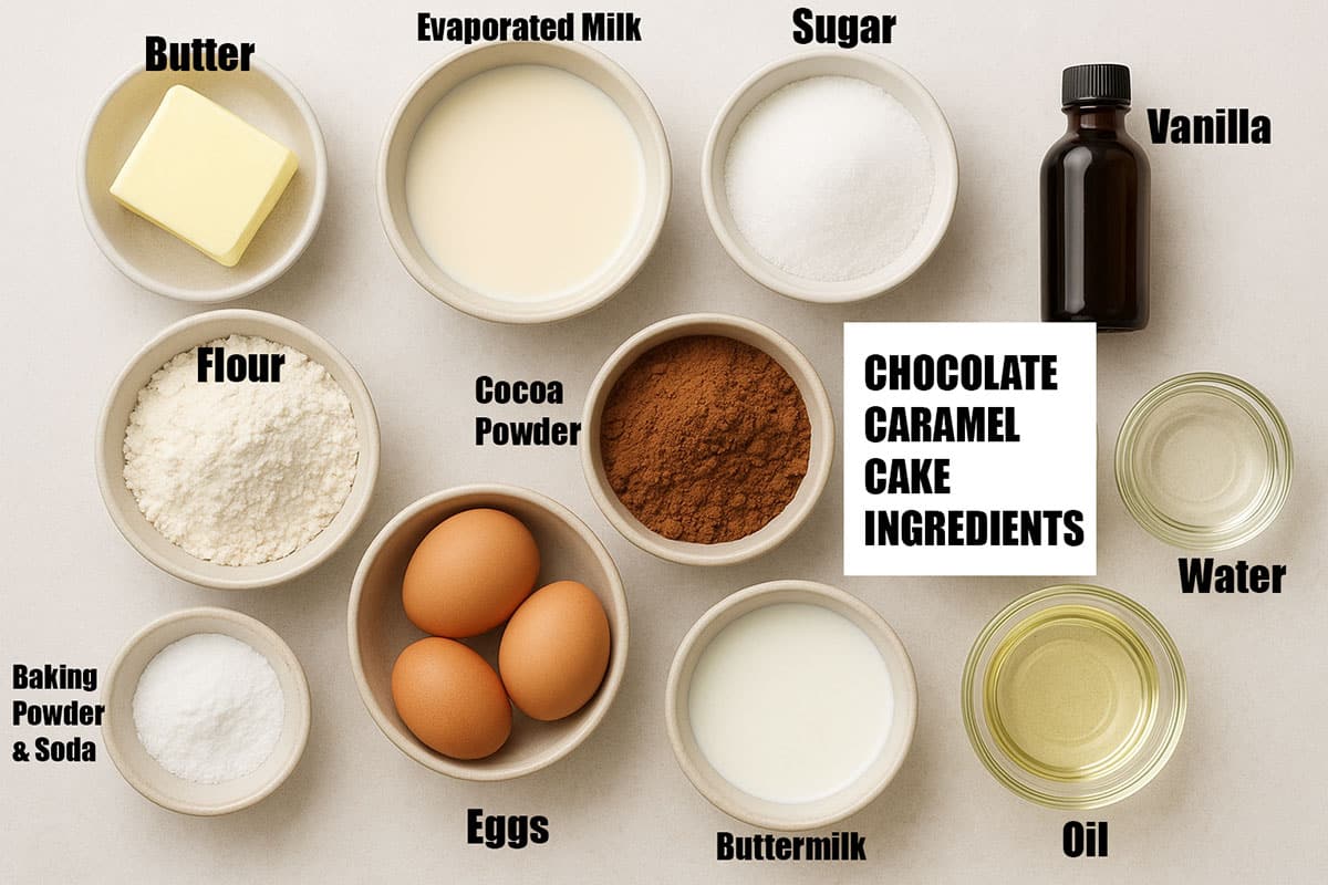 Image With Ingredients on Neutral Background. 