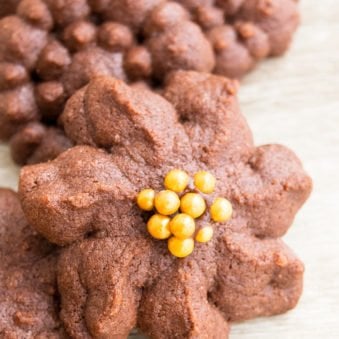 Easy Chocolate Spritz Cookies Recipe