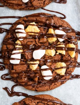 Easy Smores Cookies Recipe (With Cake Mix)