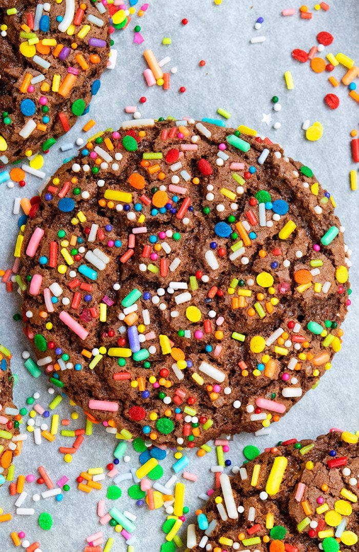 Birthday Sprinkle Cookies With Cake Mix