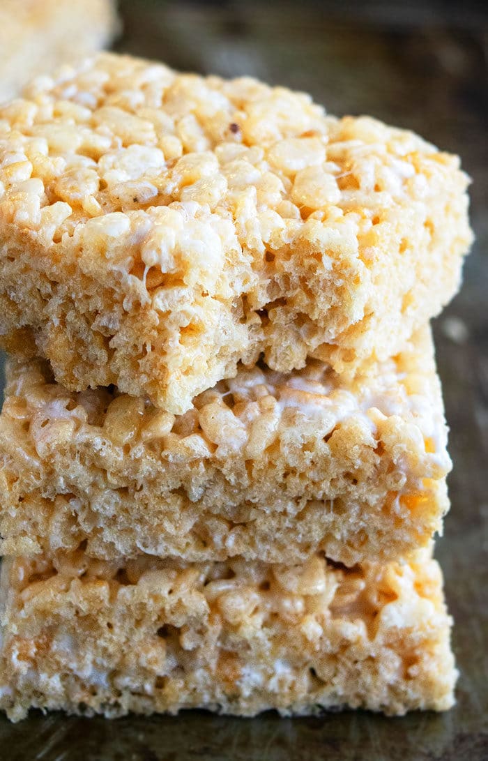 Stack of Rice Krispie Bars