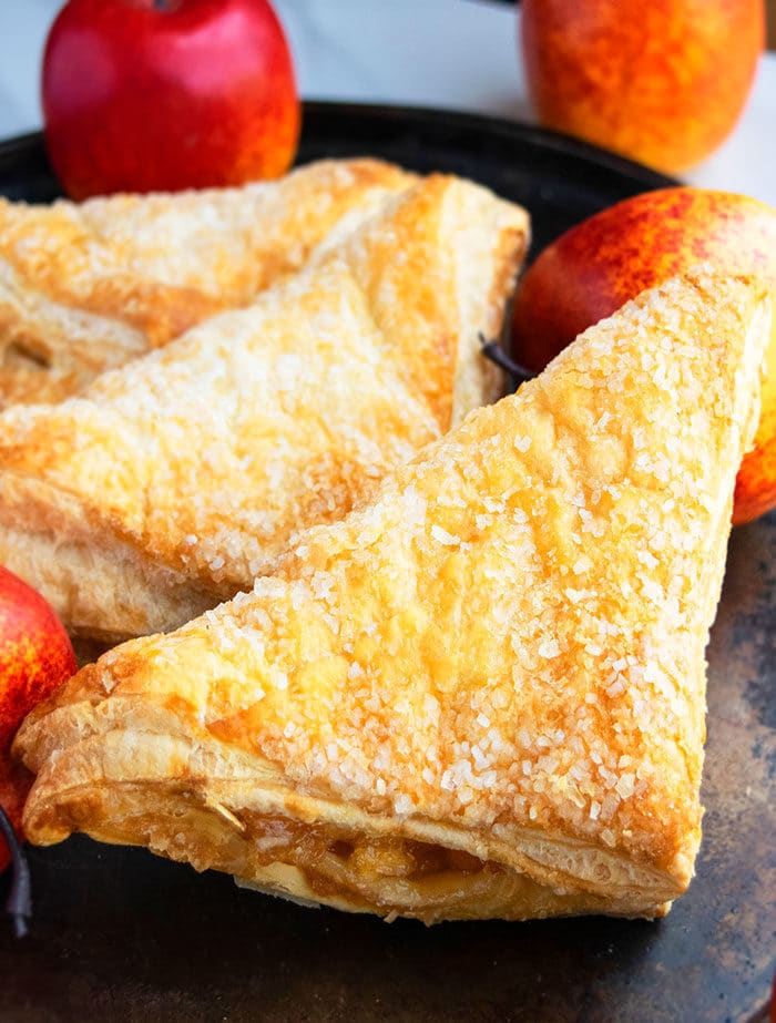 Homemade Puff Pastry Apple Turnovers