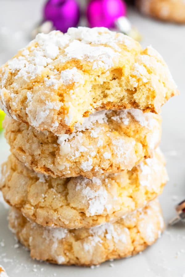 Gooey Butter Cookies {With Cake Mix} - CakeWhiz