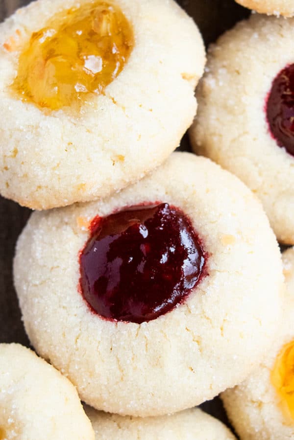 Jam Thumbprint Cookies {Soft & Buttery} - CakeWhiz