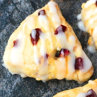 Easy Cranberry Orange Scones Recipe