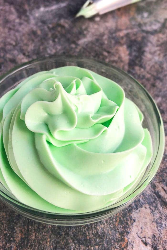 Homemade Mint Buttercream Frosting