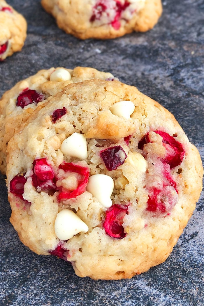 White Chocolate Cranberry Cookies 
