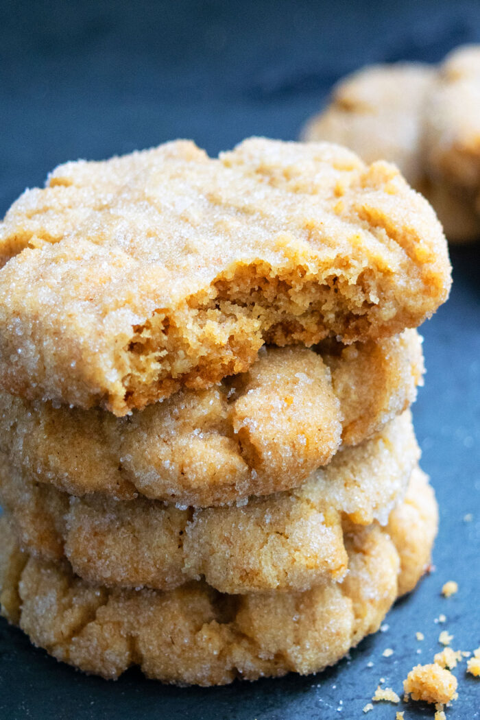 Closeup Shot of Partially Eaten Cookie.