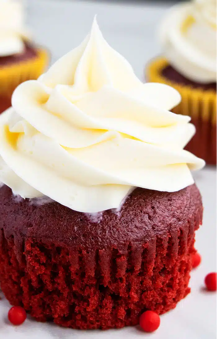 Keto Red Velvet Cupcakes