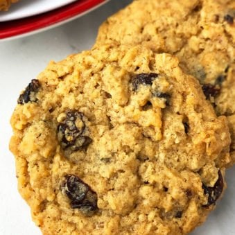 Soft and Chewy Oatmeal Raisin Cookies Recipe