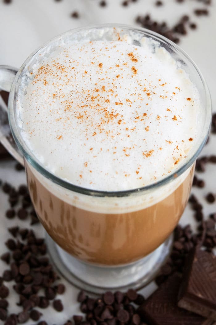 Easy Mocha Latte- Closeup