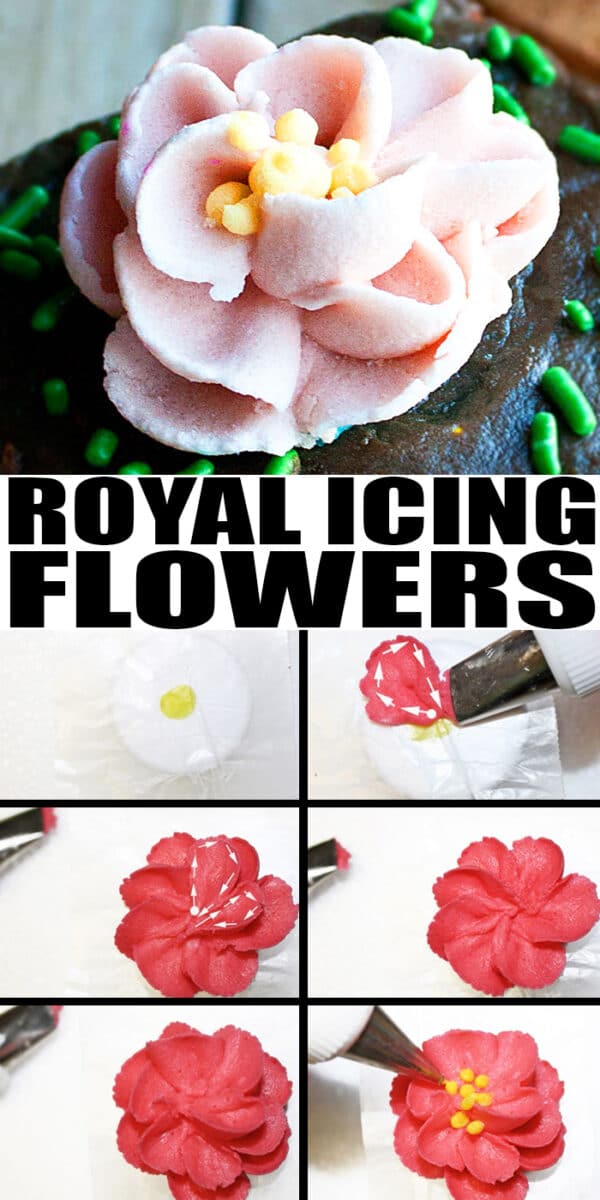 How to Make Royal Icing Flowers {Sugar Flowers} - CakeWhiz