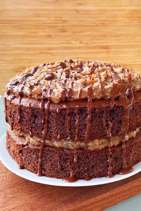 German Chocolate Cake {With Cake Mix} - CakeWhiz