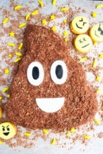 Easy Emoji Cake {Poop Cake} - CakeWhiz