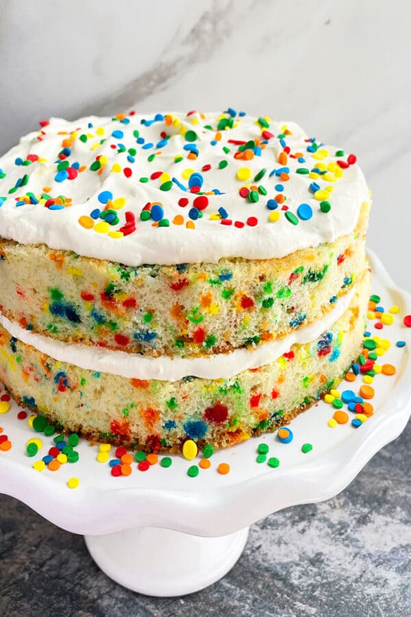 Funfetti Cake / Confetti Cake {From Scratch} CakeWhiz