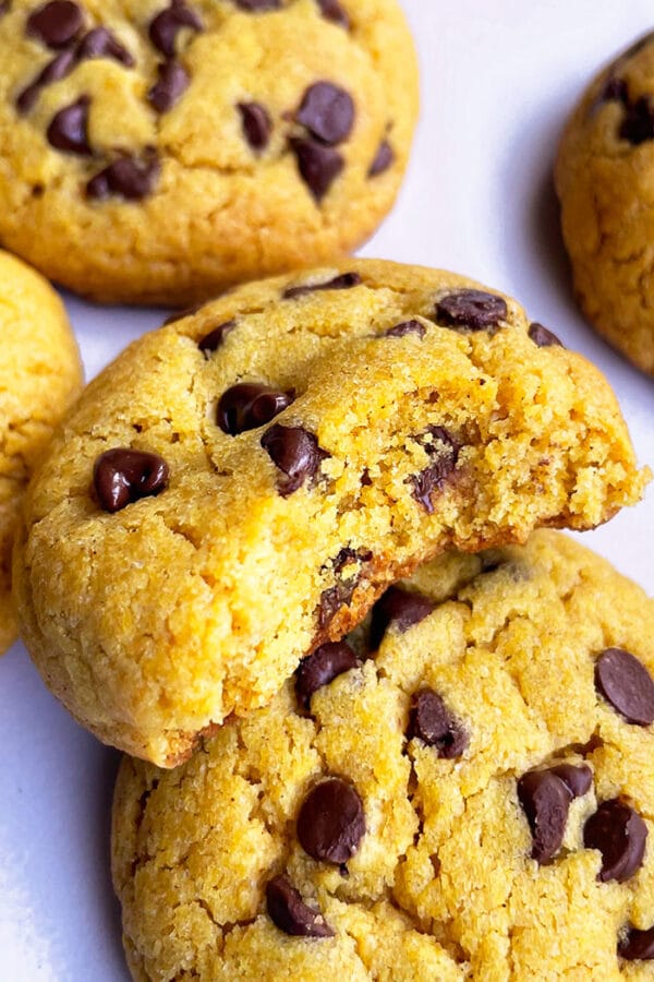 Pumpkin Chocolate Chip Cookies {With Cake Mix} CakeWhiz