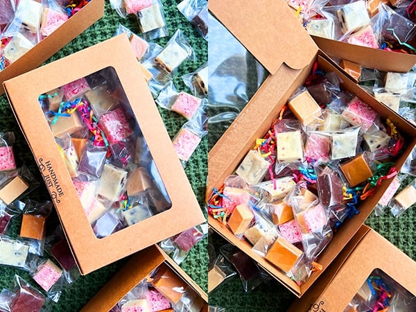 Homemade Candy Gift Boxes